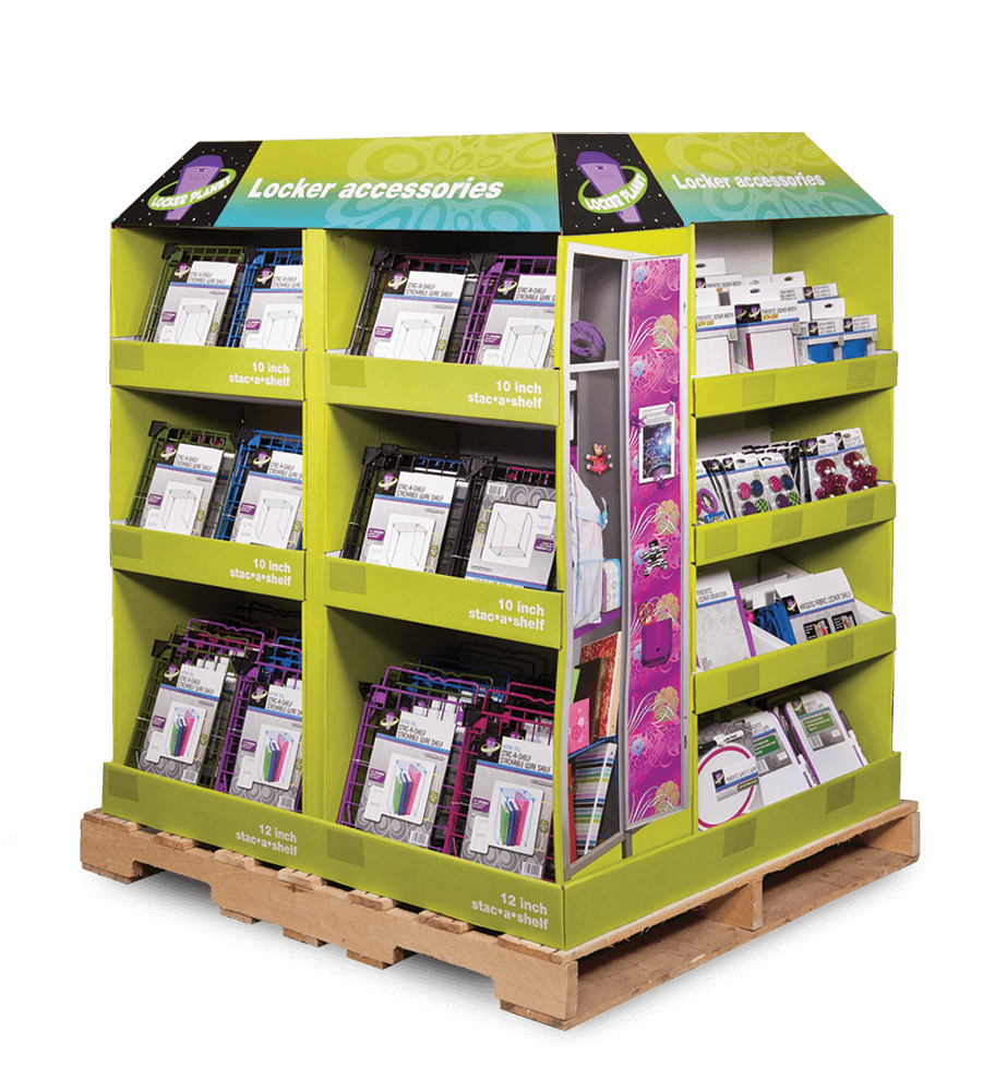 Corrugated Pallet Displays for Retail AbbottAction