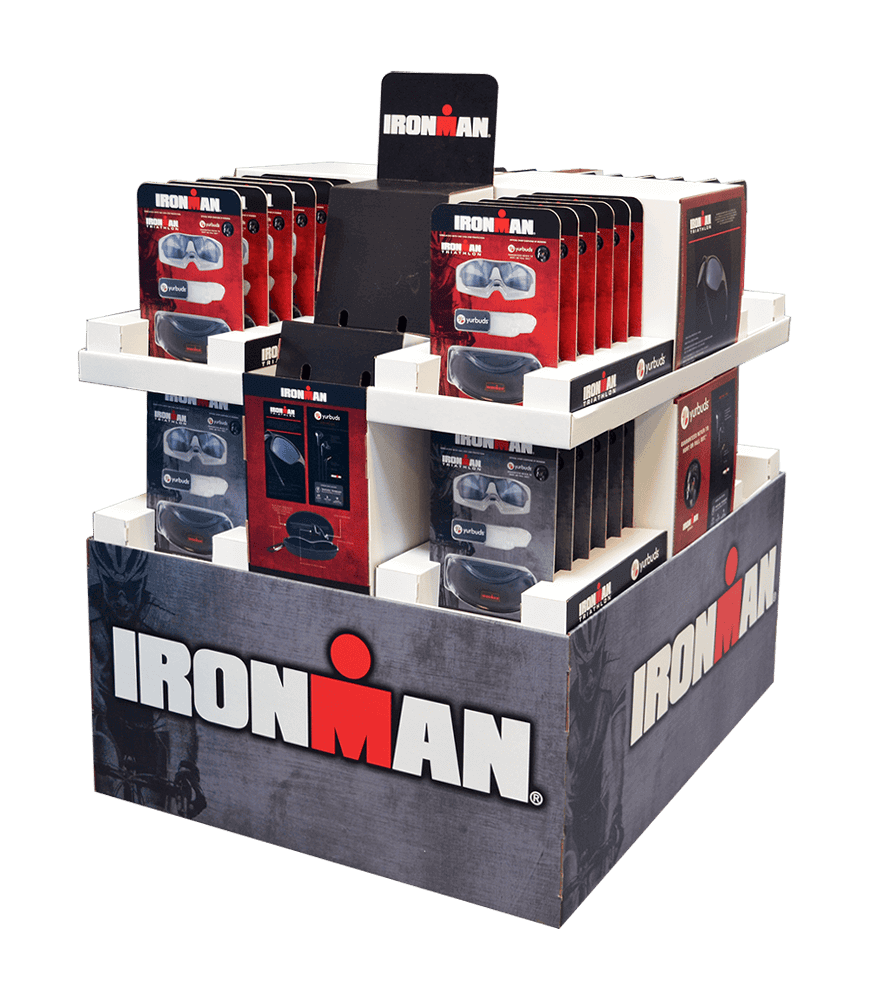 Corrugated Pallet Display for Ironman safety glasses